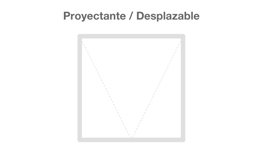 Proyectante/Desplazable